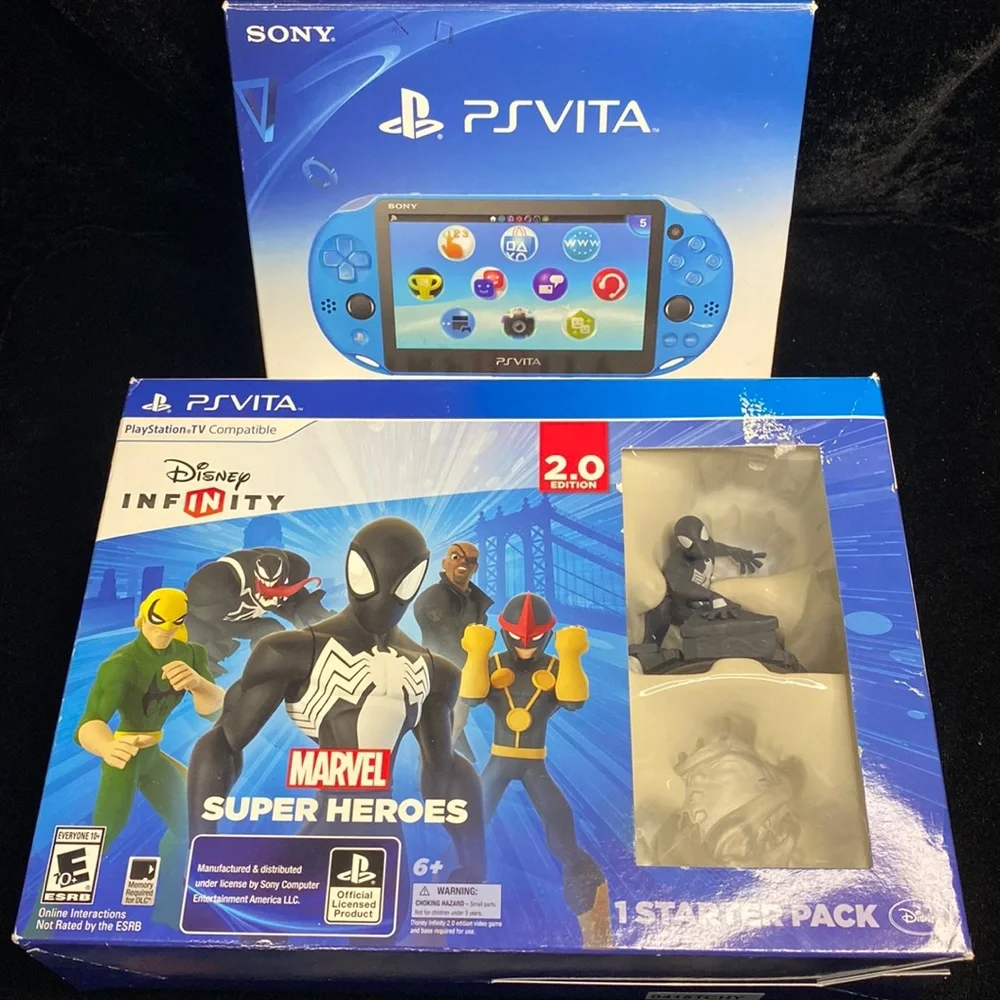PSVITA Aqua blue bundle